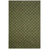 New Geometric matta 180x272 cm, Green melange- off white