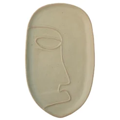 Ngan bricka 18,5x30 cm, Grön