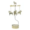 Änglaspel dalahäst stort 25 cm, Guld