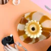 Niki espressokopp med fat, Black-beige