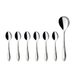 Nina dessertset 7 delar, Rostfritt stål