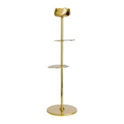 Ninfea Alta ljusstake 30 cm, Mässing