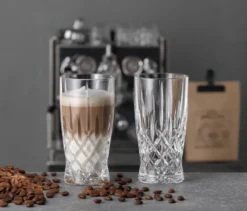 Noblesse Barista Latte glas 35 cl 2-pack, Clear