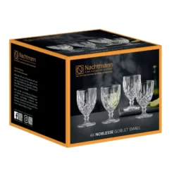 Noblesse glas på fot 23 cl 4-pack, Klar