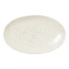 Nordic Vanilla fat ovalt 22 cm, Cream with grains