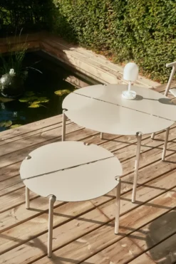 NOVO loungebord Ø70x45 cm, Black