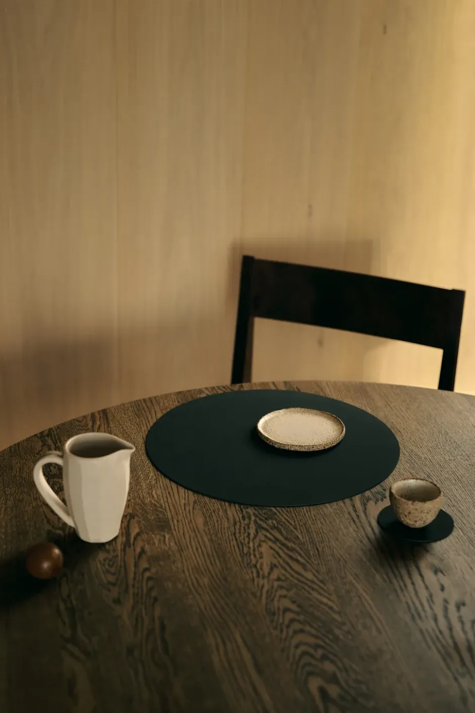 Nupo glasunderlägg circle, Black ink