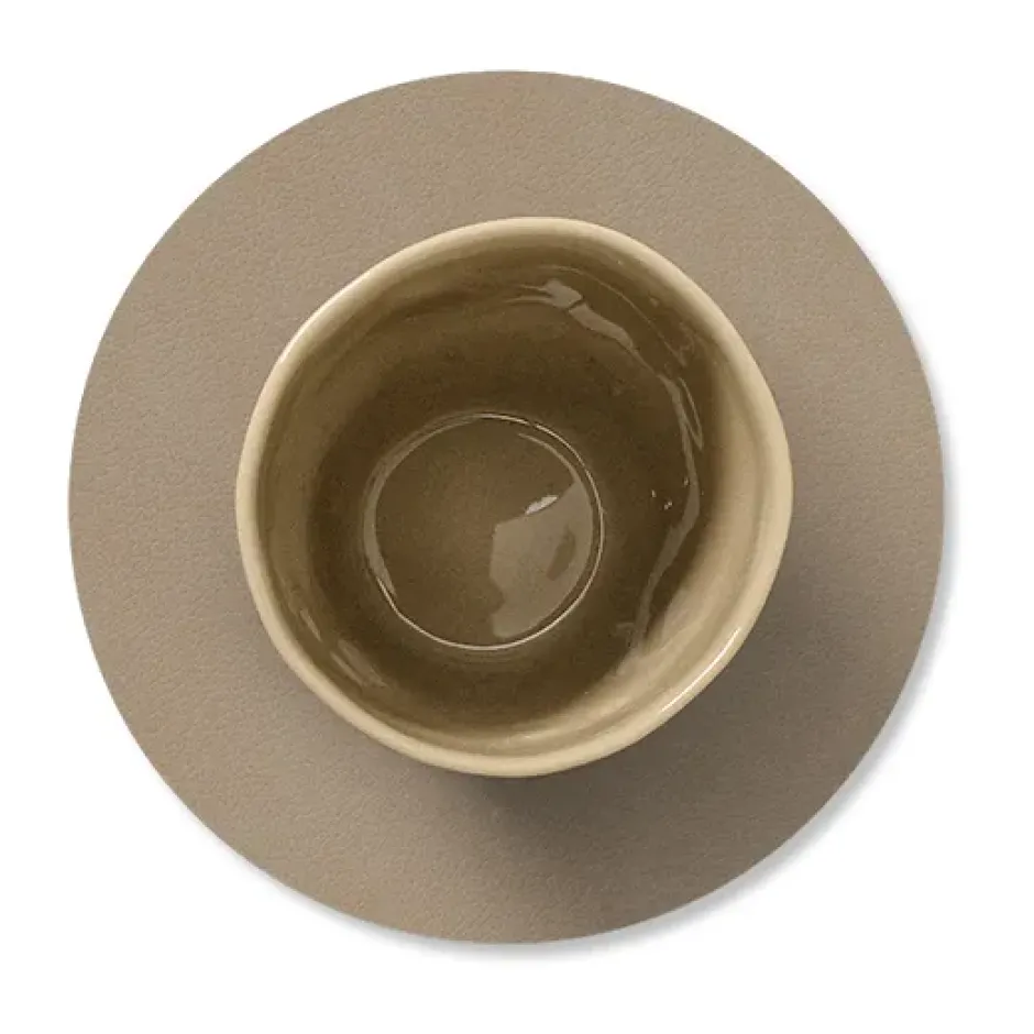 Nupo glasunderlägg circle, Clay brown