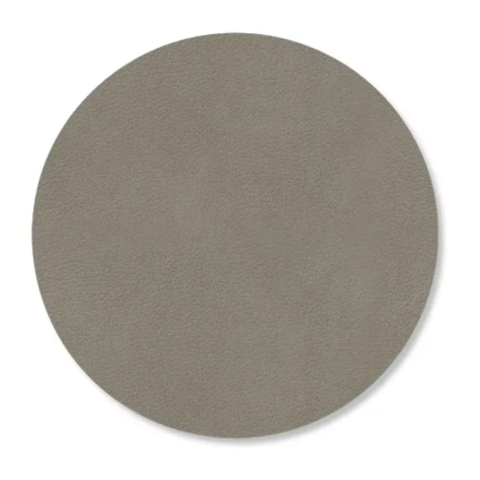 Nupo glasunderlägg circle vändbar 1 st, Linen-flint Grey
