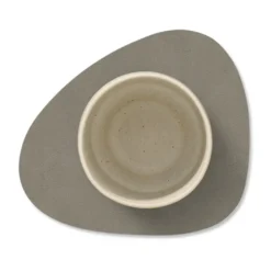 Nupo glasunderlägg curve, Flint grey