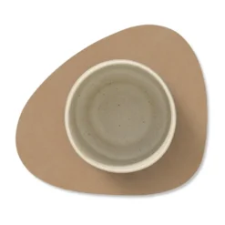 Nupo glasunderlägg curve, Nougat