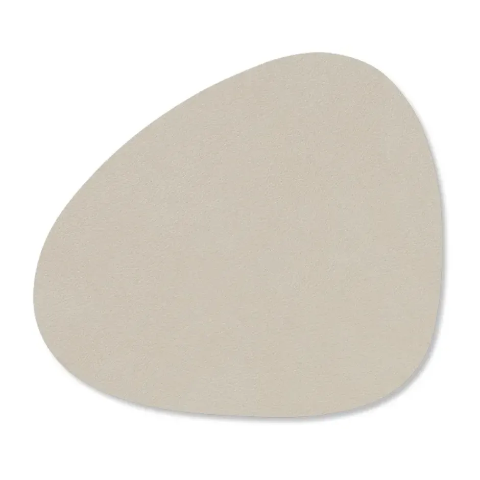 Nupo glasunderlägg curve, Oyster white