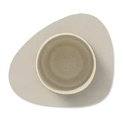 Nupo glasunderlägg curve, Oyster white