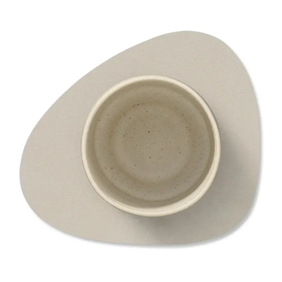 Nupo glasunderlägg curve, Oyster white