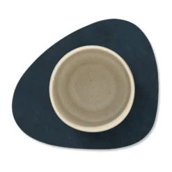 Nupo glasunderlägg curve vändbar 1 st, Midnight blue-petrol