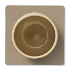 Nupo glasunderlägg square, Clay brown