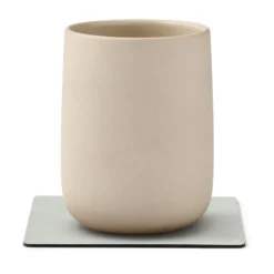 Nupo glasunderlägg square, metallic (stengrå)