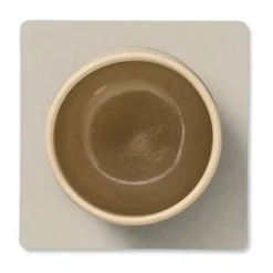 Nupo glasunderlägg square, Oyster white
