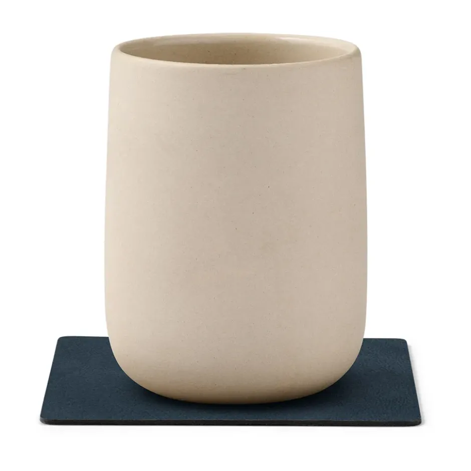 Nupo glasunderlägg square vändbar 1 st, Midnight blue-petrol