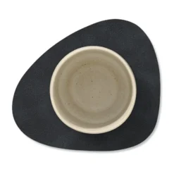 Nupo glasunderlägg vändbar curve 1 st, Svart-brun