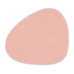 Nupo glasunderlägg vändbar curve 1 st, rosa-ljusgrå