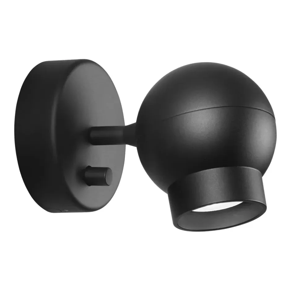 Ogle mini vägglampa, svart