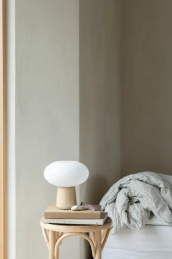Olivia table bordslampa Ø25,5 cm, Natural