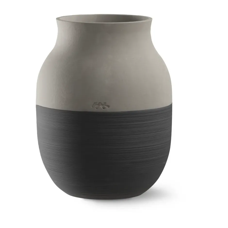 Omaggio Circulare Vas H20 cm, Antracitgrå