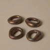 Orrith servettring 4-pack, Rustic bronze