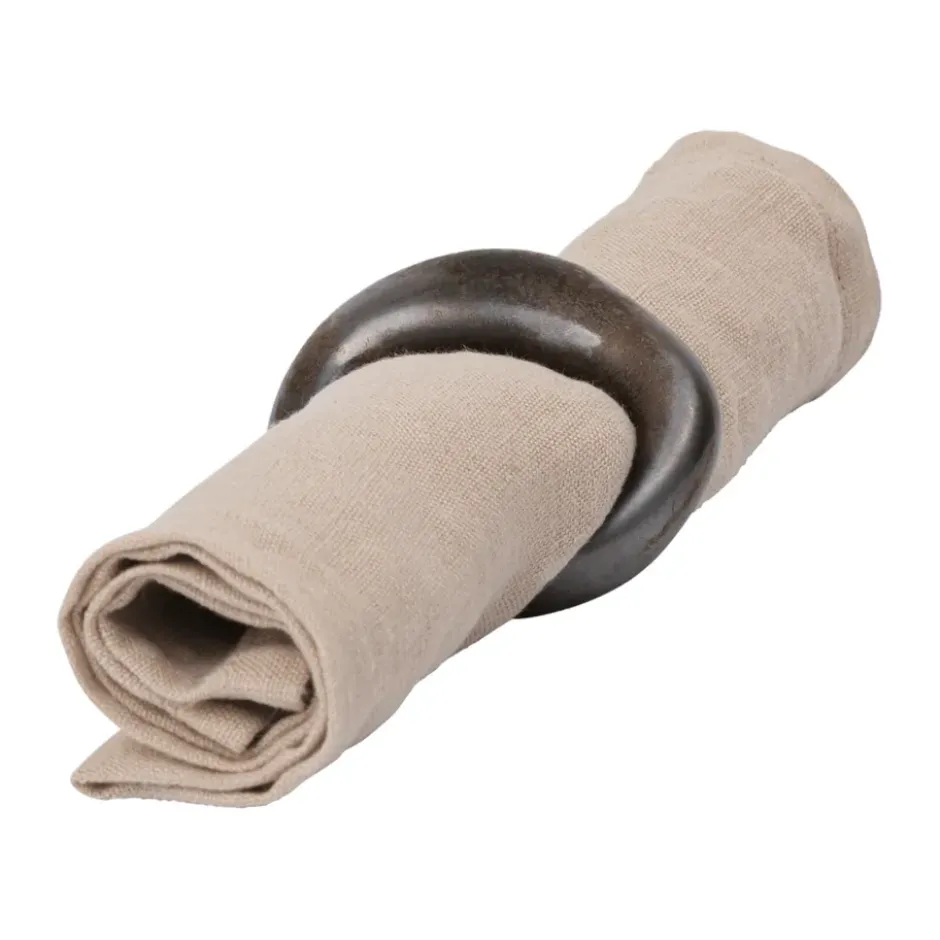 Orrith servettring 4-pack, Rustic bronze
