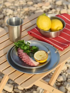 Outdoor Market kökshandduk, Beige-red, 2-pack