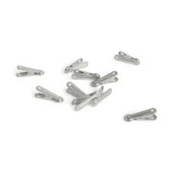 Outdoor Market klädnypa, Silver, 10-pack