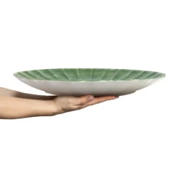 Oyster fat rund 42 cm, Forest green