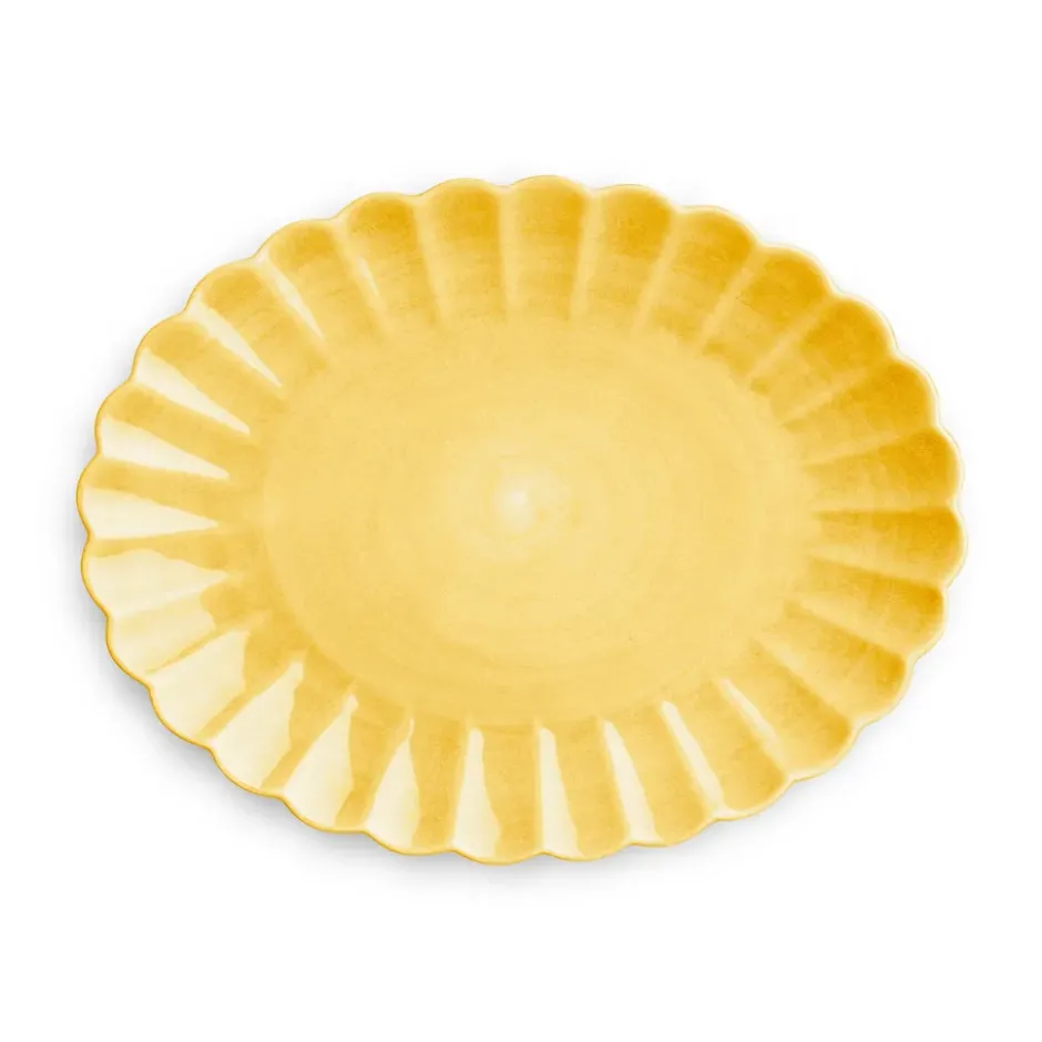 Oyster fat 30x35 cm, Gul