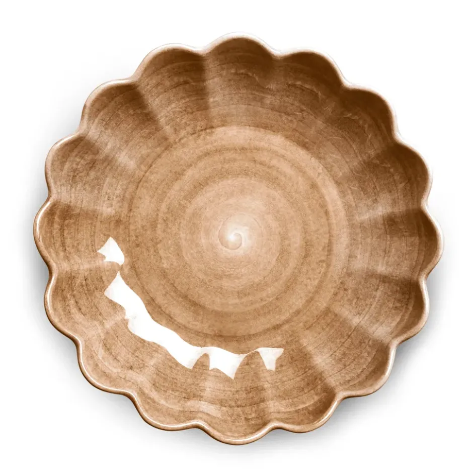 Oyster skål Ø31 cm, Cinnamon
