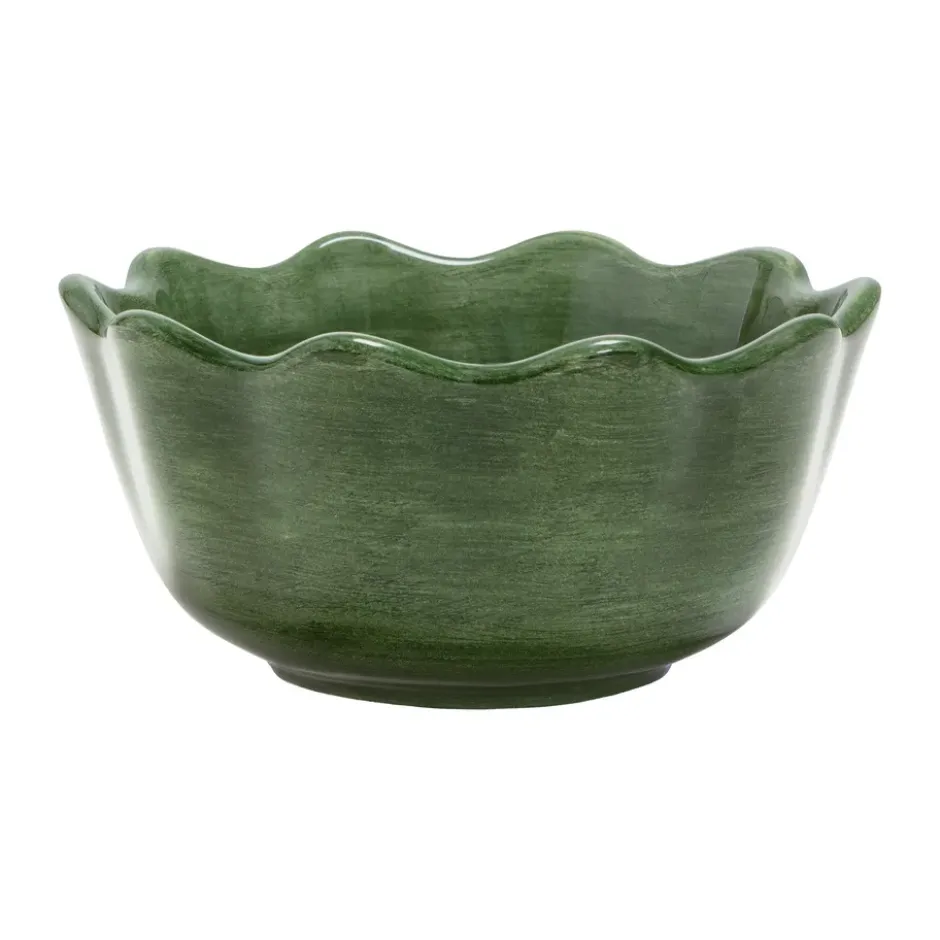Oyster skål Ø13 cm, Forest green