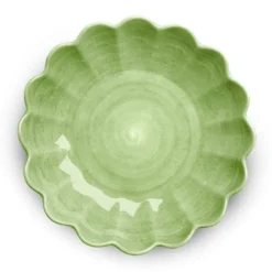 Oyster skål Ø31 cm, Grön
