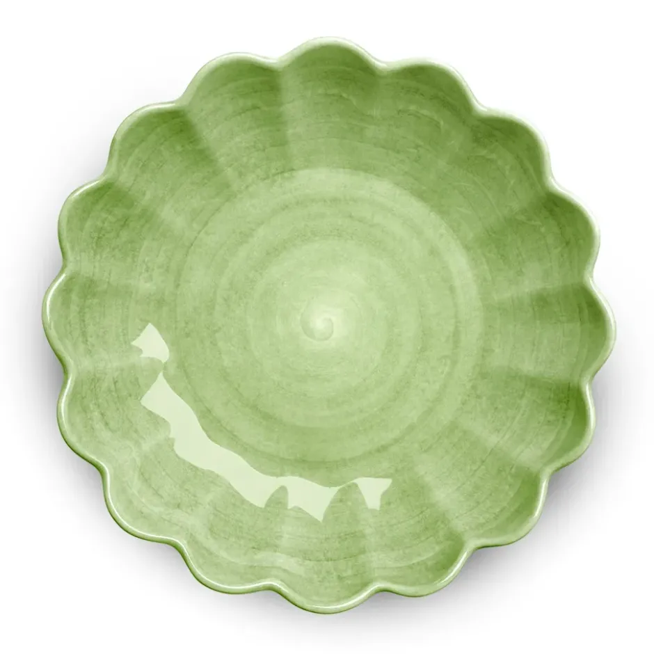 Oyster skål Ø31 cm, Grön