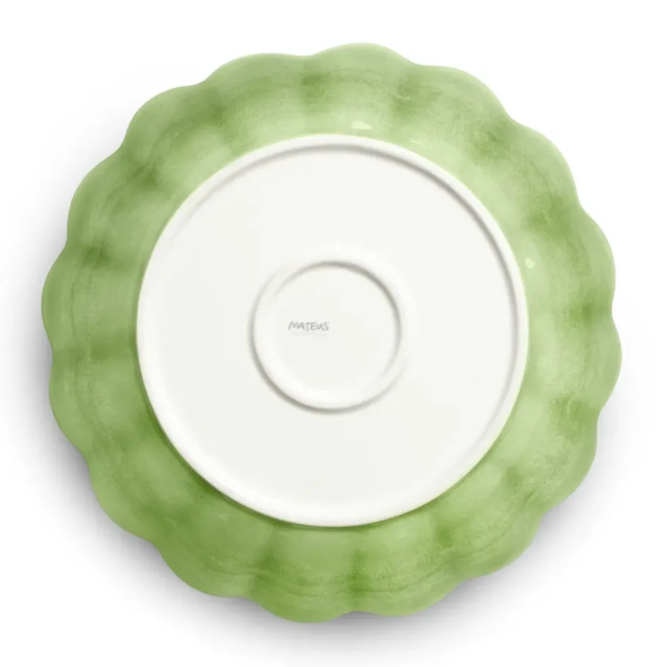 Oyster skål Ø31 cm, Grön