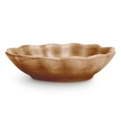 Oyster skål 16x18 cm, Cinnamon