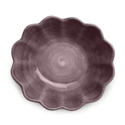 Oyster skål 16x18 cm, Plommon