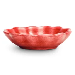 Oyster skål 16x18 cm, Röd