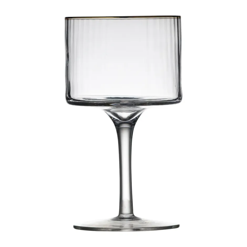 Palermo Gold gin & tonicglas 32 cl 4-pack, Klar-guld