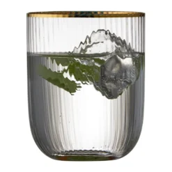 Palermo Gold tumblerglas 35 cl 4-pack, Klar-guld