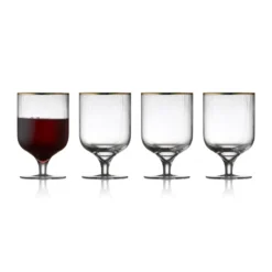 Palermo Gold vinglas 30 cl 4-pack, Klar-guld