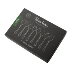 Palm Bright kaffesked 8-pack, Rostfritt stål