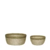 Palm korgar 2-pack, Natur-grön