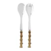 Panda salladsbestick 2 delar, Bamboo light