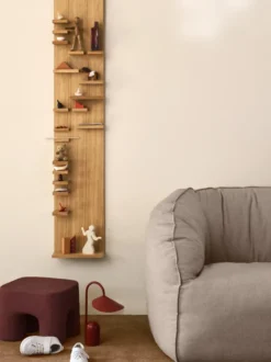 Parade vägghängd hylla 140 cm, Oiled oak