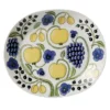 Paratiisi fat ovalt 36 cm, Blå